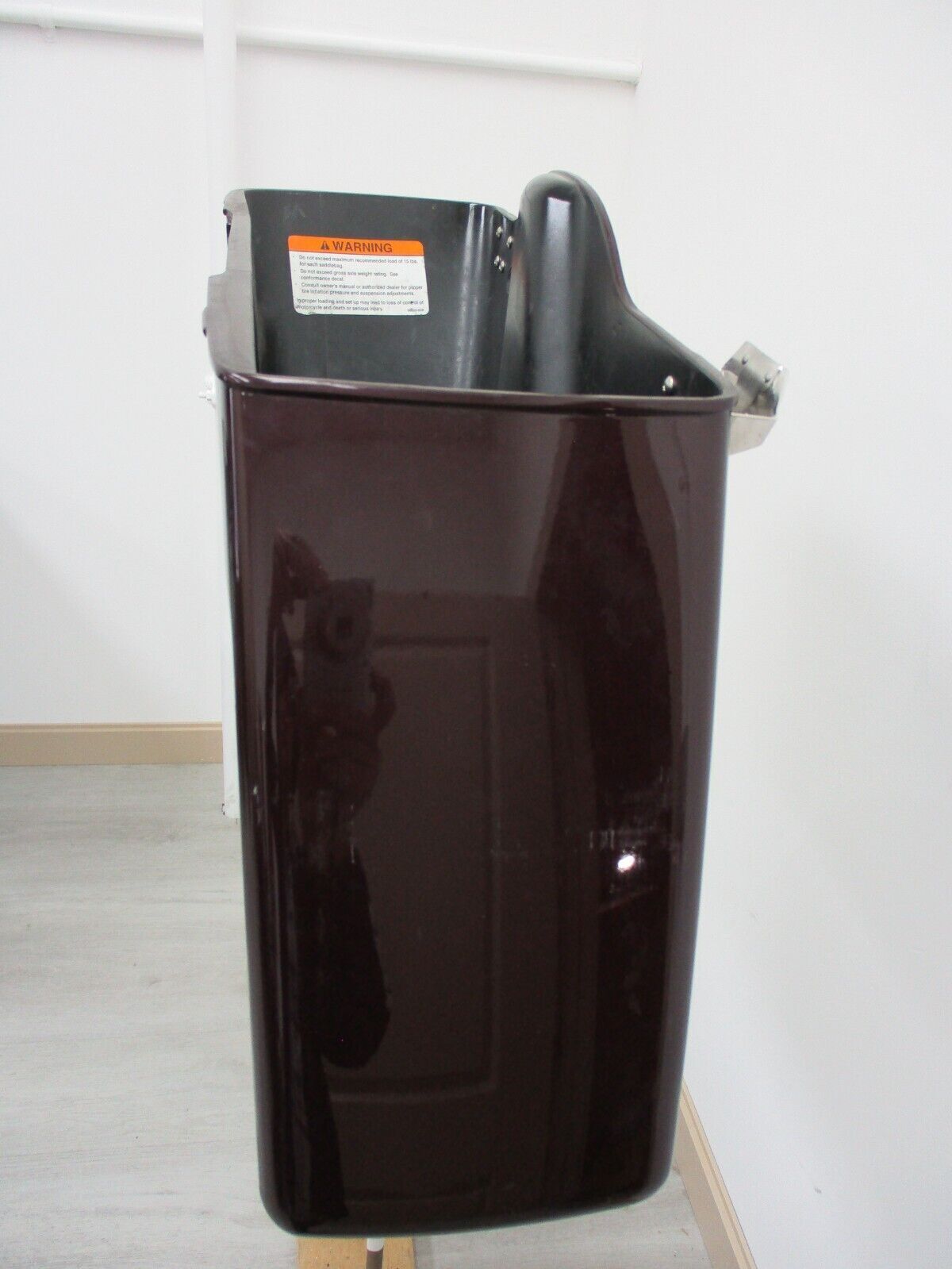 Harley Davidson OEM Left Saddlebag Burgundy 2014-Later