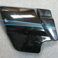 Harley Davidson OEM Left Side Cover Vivid Black with Grey Stripe 66250-09