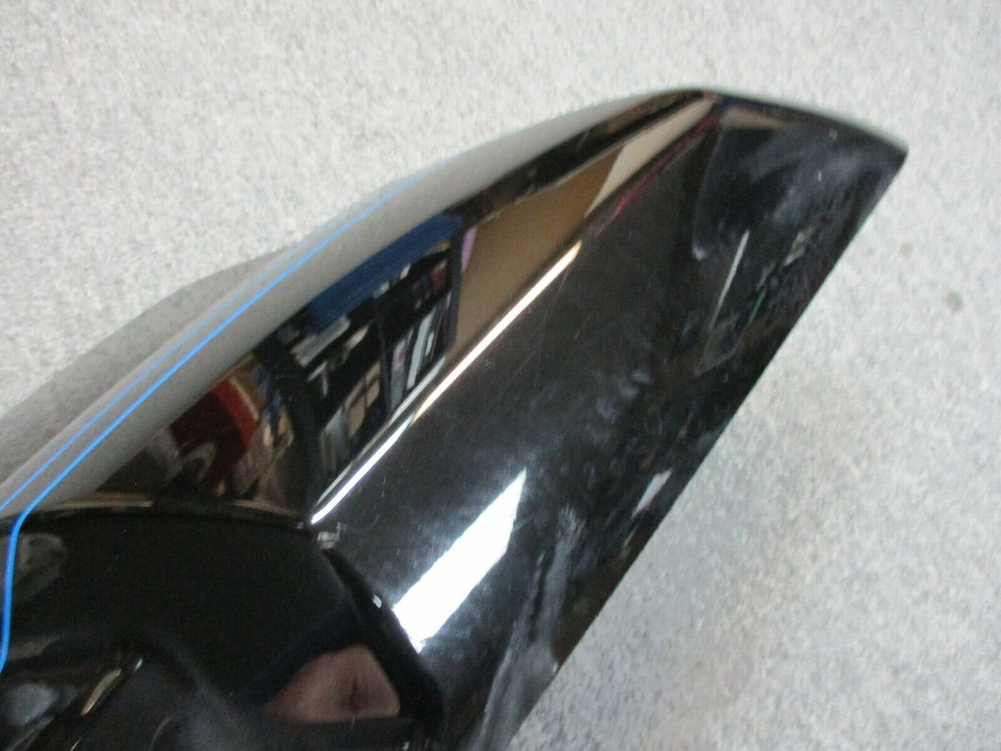 Harley Davidson OEM Left Side Cover Vivid Black with Grey Stripe 66250-09