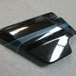 Harley Davidson OEM Left Side Cover Vivid Black with Grey Stripe 66250-09
