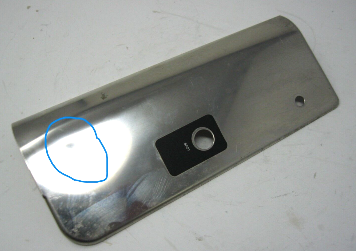 Harley-Davidson OEM 91-17 Stainless Softail Left Rear Panel with Hole   67821-87