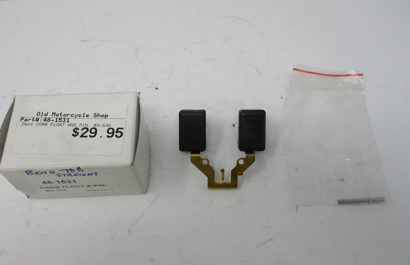 Carb Float and Pin RX 535 Unknown Fitment