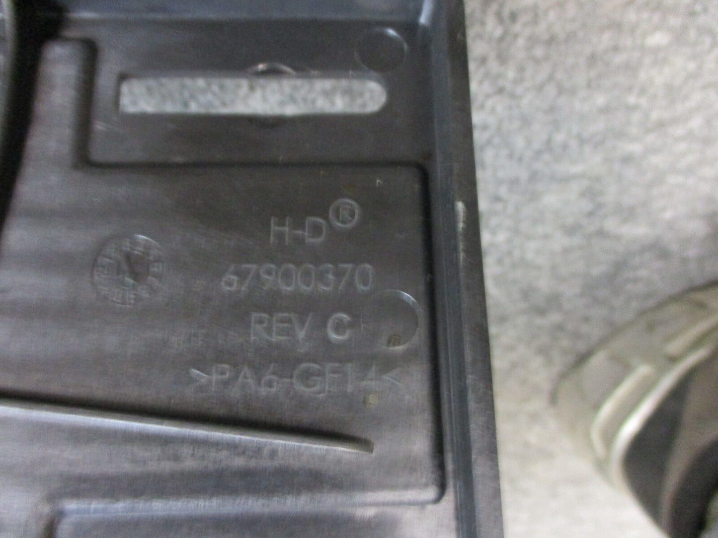 Harley Davidson OEM Holder, LIC PL,Center Mount with Lamp 67900370 FXBR 2018