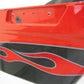 Harley-Davidson OEM RH Saddlebag Red and Black with Flames 79106-03A