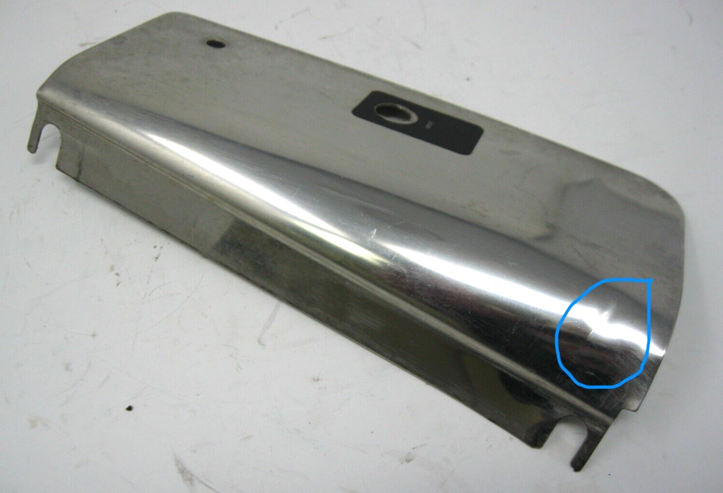 Harley-Davidson OEM 91-17 Stainless Softail Left Rear Panel with Hole   67821-87