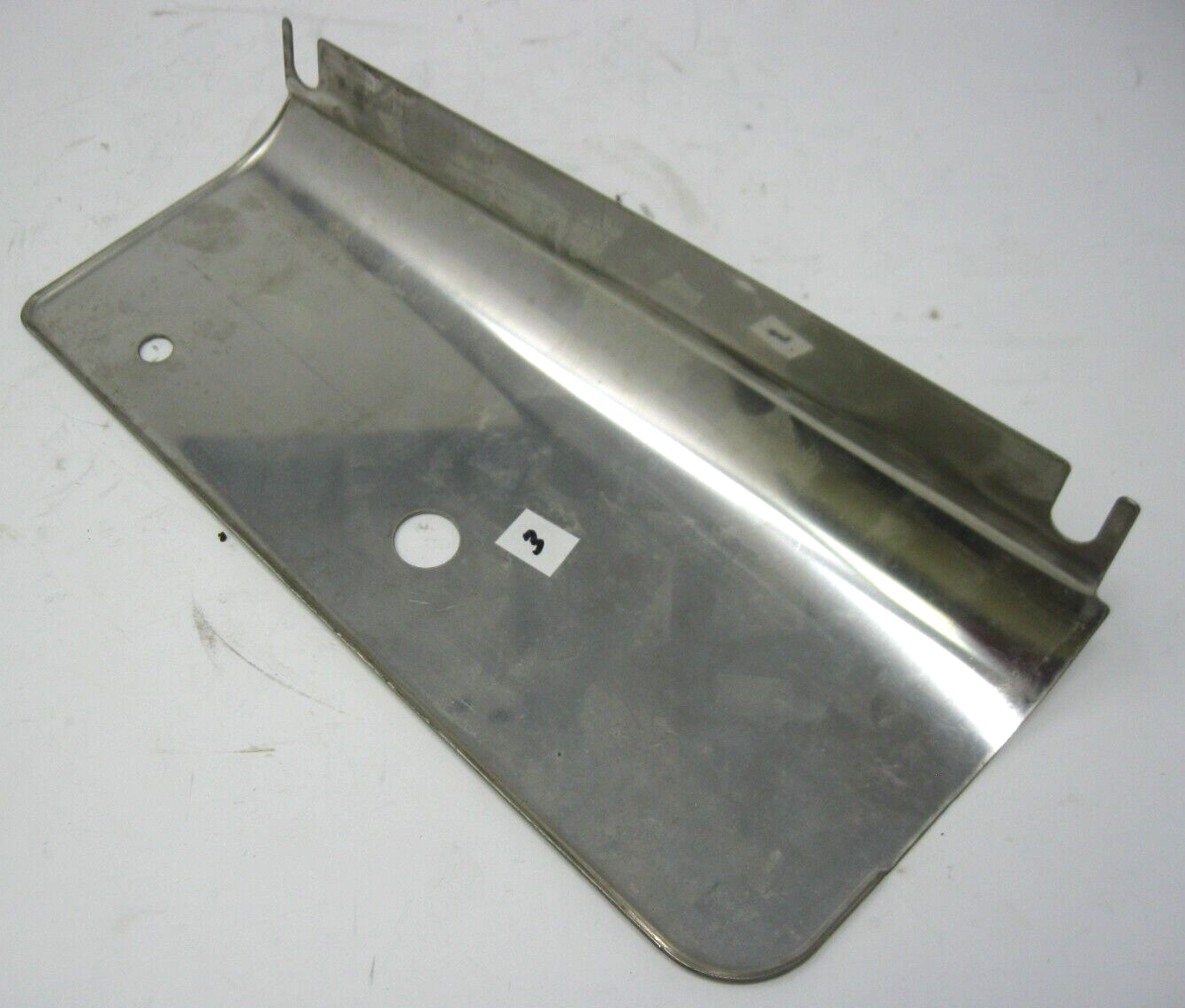 Harley-Davidson OEM 91-17 Stainless Softail Left Rear Panel with Hole   67821-87