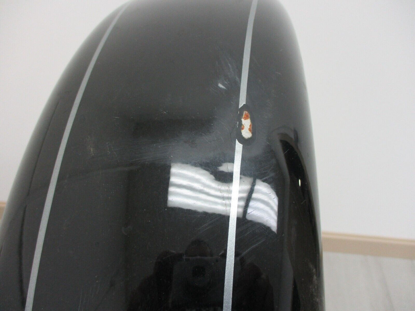 Harley Davidson OEM Touring Front Fender, Pre-2014, Vivid Black w/Pin Stripe