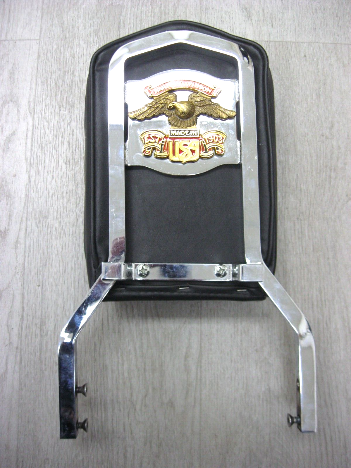Harley-Davidson OEM 15" Sissy Bar with Backrest (Broken Bolt)
