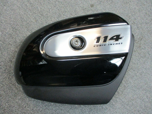 Harley Davidson OEM 114 Gloss Black Air Cleaner Silver 114 Insert 29000116