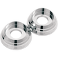 Drag Specialties Chrome Riser Lower End Caps for 1" Bars 1803-6111