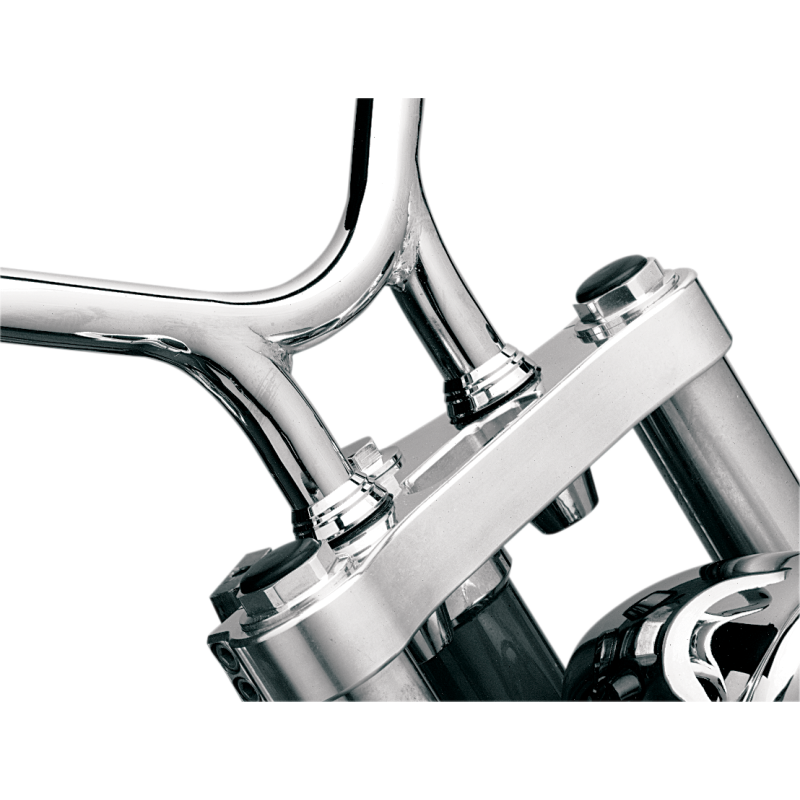 Drag Specialties Chrome Riser Lower End Caps for 1" Bars 1803-6111