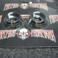 Drag Specialties Chrome Riser Lower End Caps for 1" Bars 1803-6111