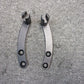 Dyna Riders Foot Brackets Female Clevis Fits Harley Davidson Matte Black