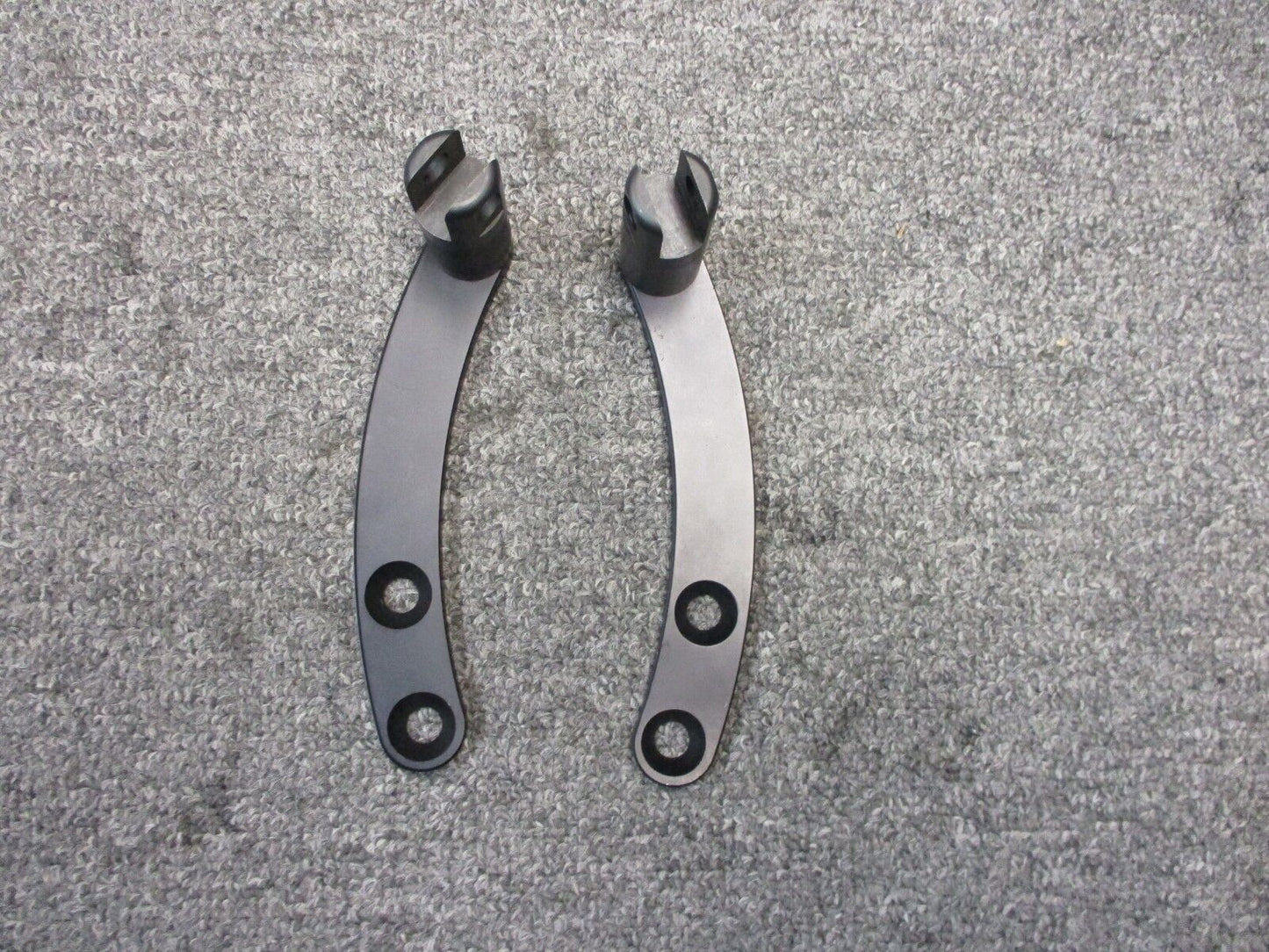 Dyna Riders Foot Brackets Female Clevis Fits Harley Davidson Matte Black