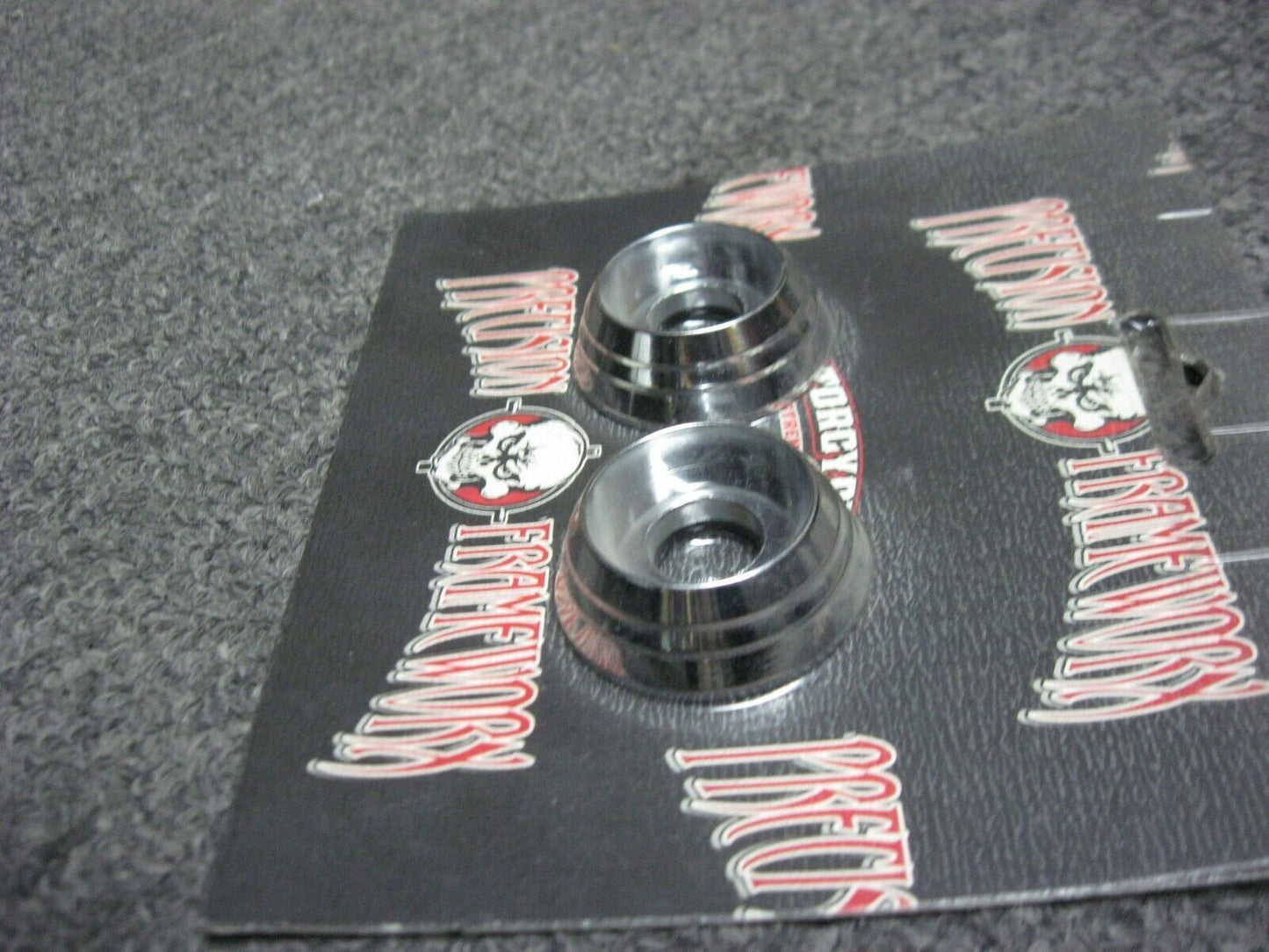 Drag Specialties Chrome Riser Lower End Caps for 1" Bars 1803-6111