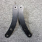 Dyna Riders Foot Brackets Female Clevis Fits Harley Davidson Matte Black