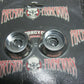Drag Specialties Chrome Riser Lower End Caps for 1" Bars 1803-6111
