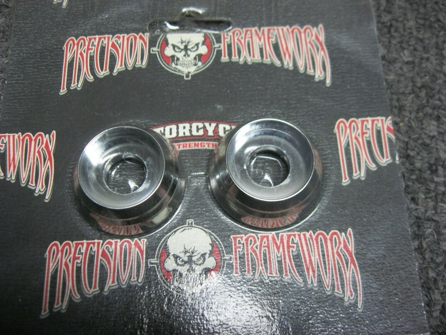 Drag Specialties Chrome Riser Lower End Caps for 1" Bars 1803-6111