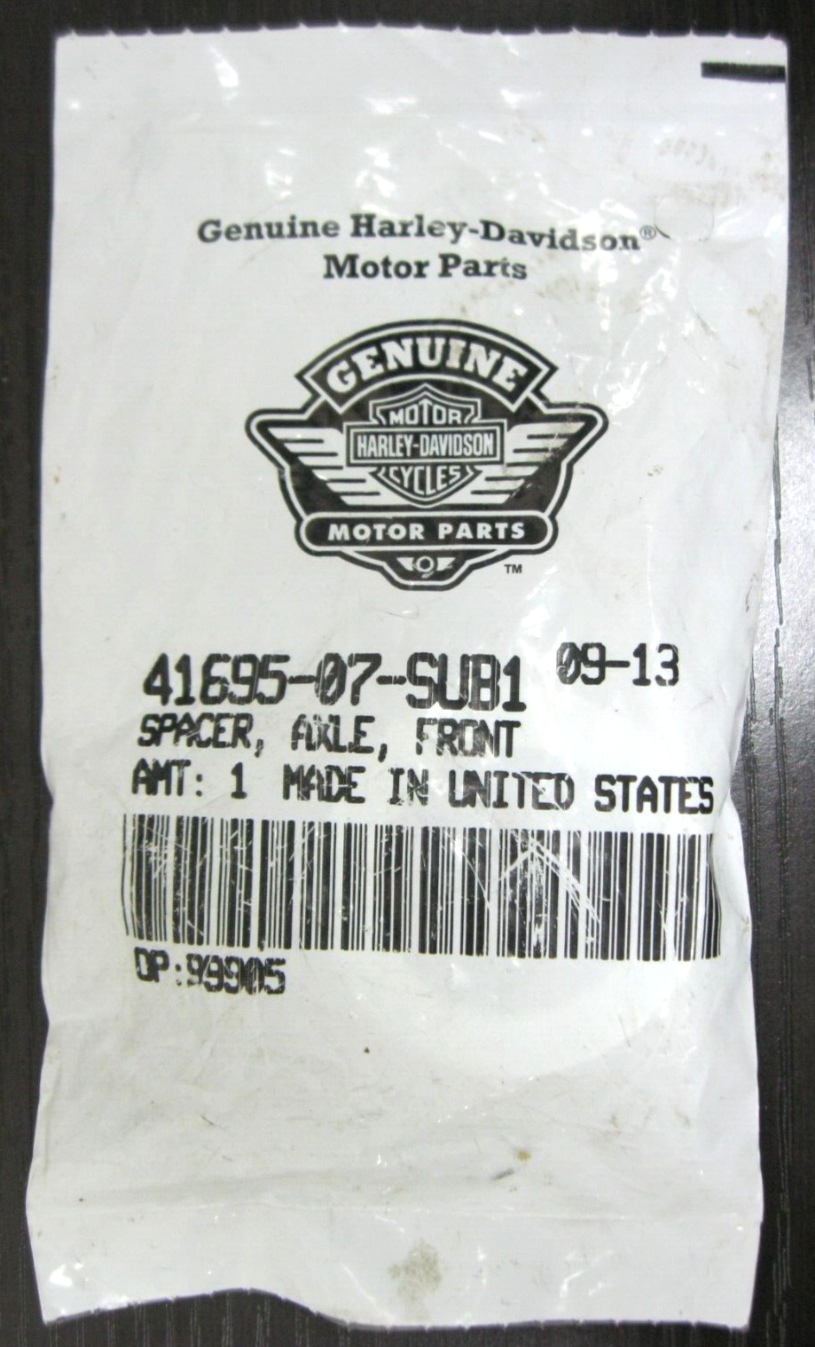 Harley-Davidson OEM Front Axle Spacer 41695-07