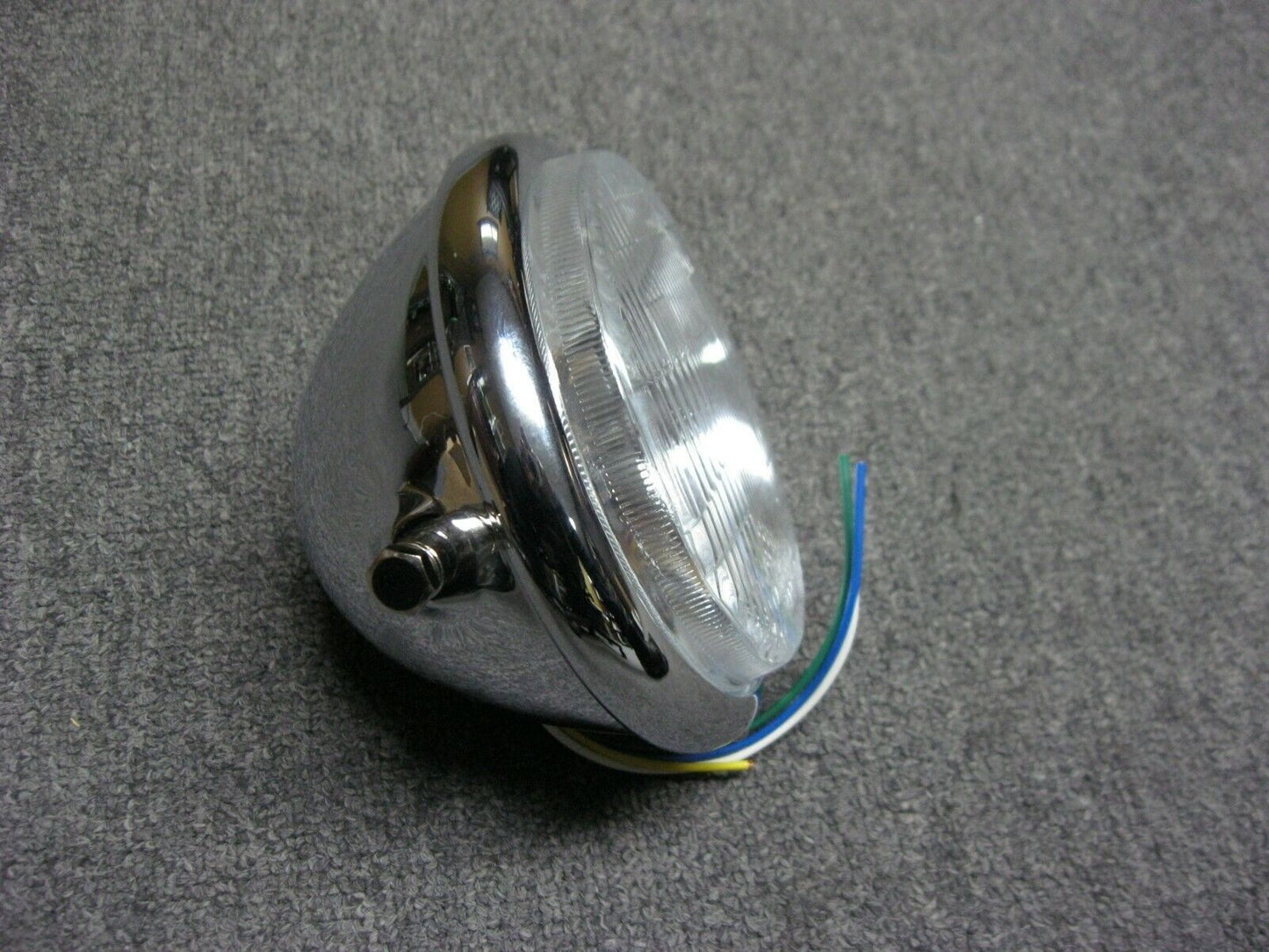 EMGO 5 3/4" Chrome Headlight Assembly with High Beam Indicator - 66-84101