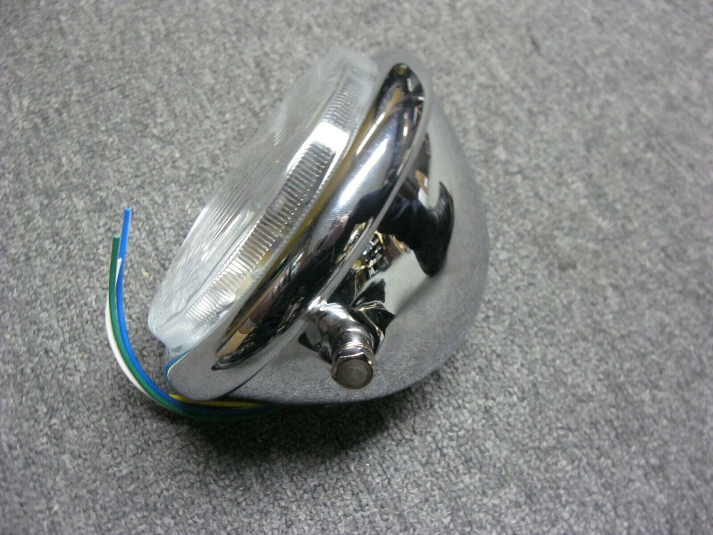 EMGO 5 3/4" Chrome Headlight Assembly with High Beam Indicator - 66-84101
