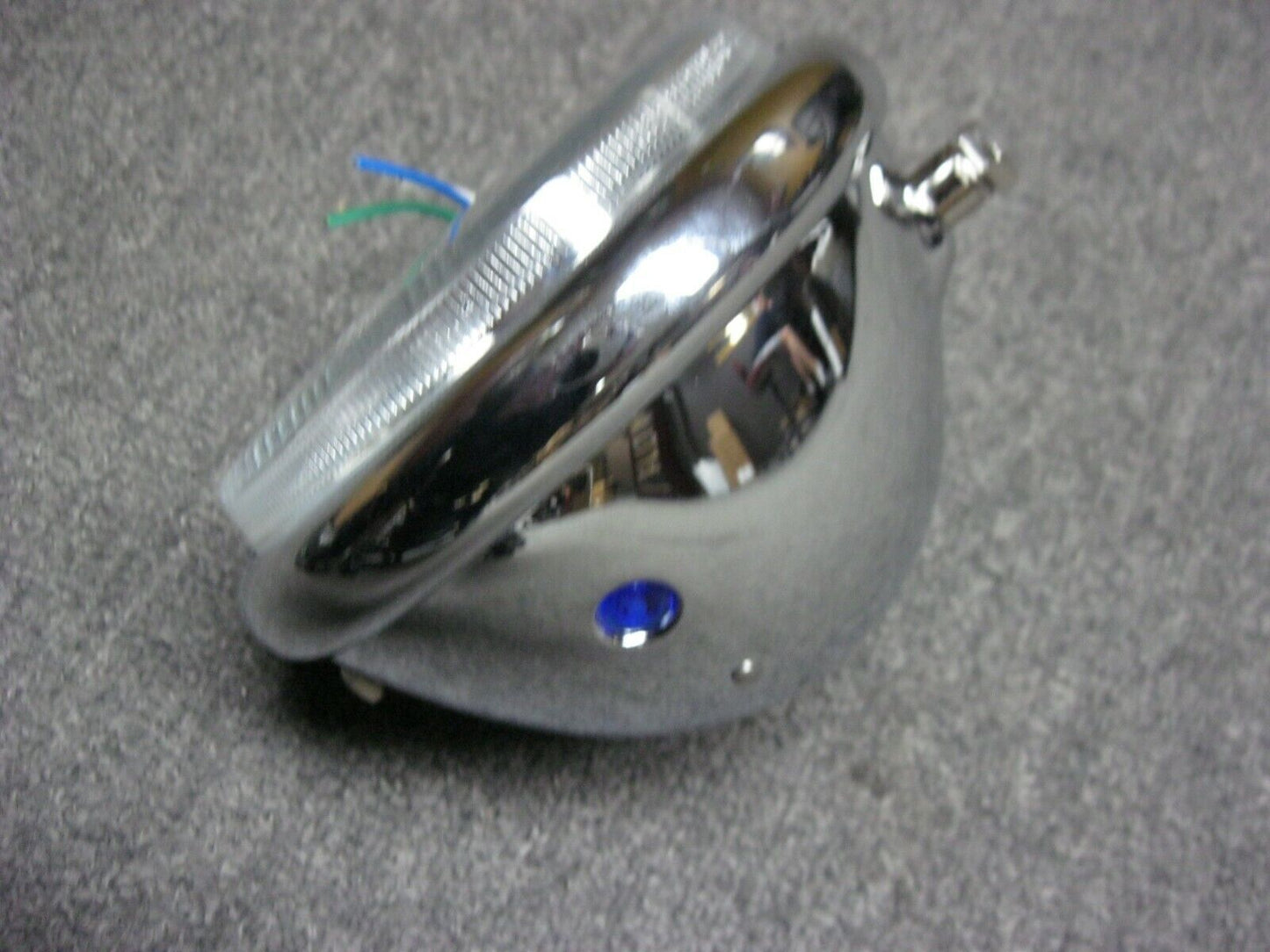 EMGO 5 3/4" Chrome Headlight Assembly with High Beam Indicator - 66-84101