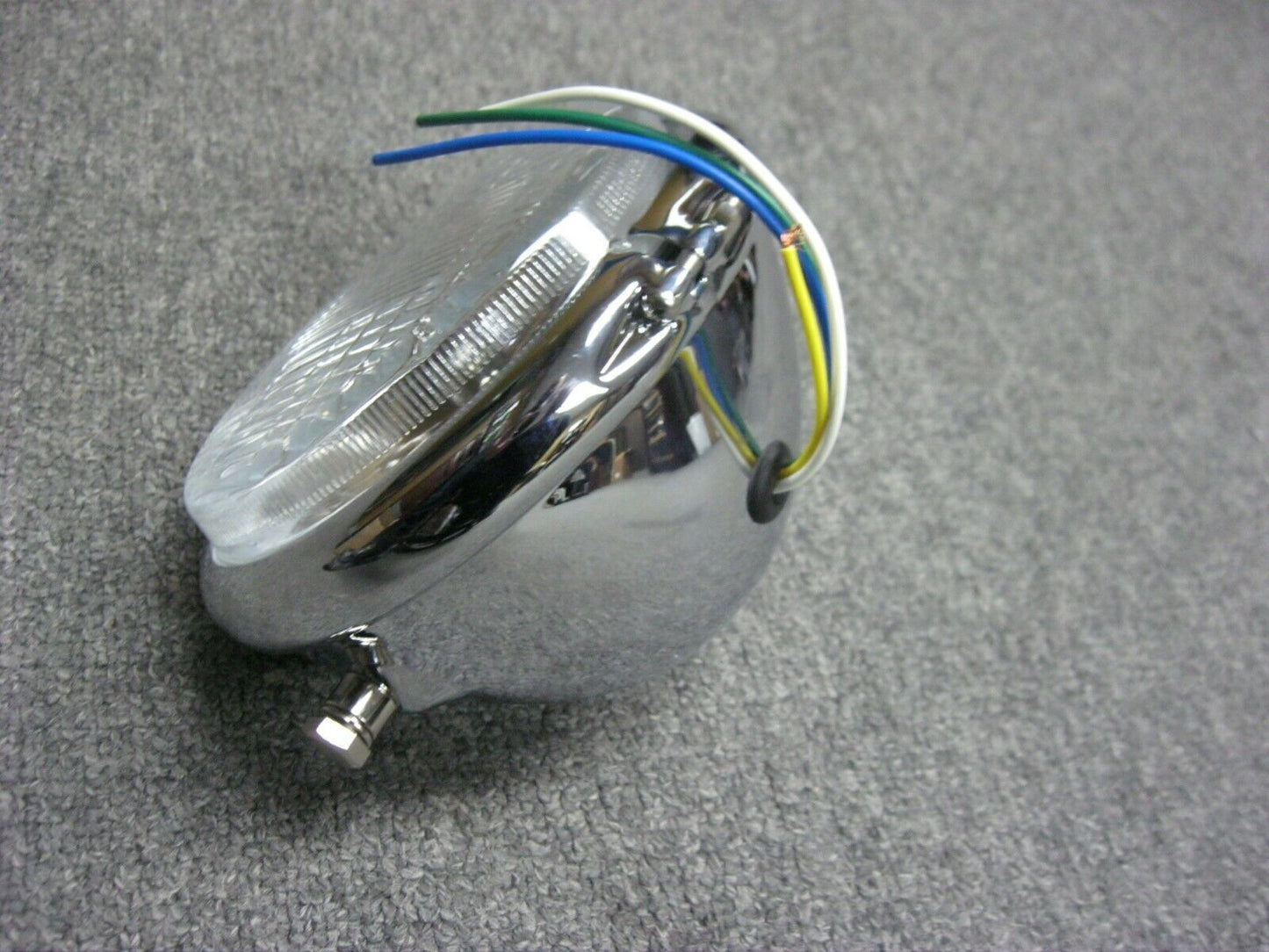 EMGO 5 3/4" Chrome Headlight Assembly with High Beam Indicator - 66-84101