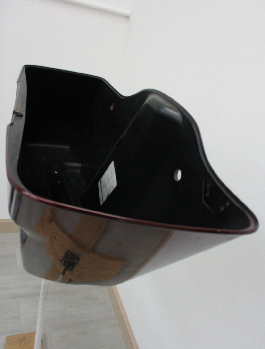 Harley Davidson OEM Right Saddlebag Metallic Black/Burgundy 90200412 2014-Later