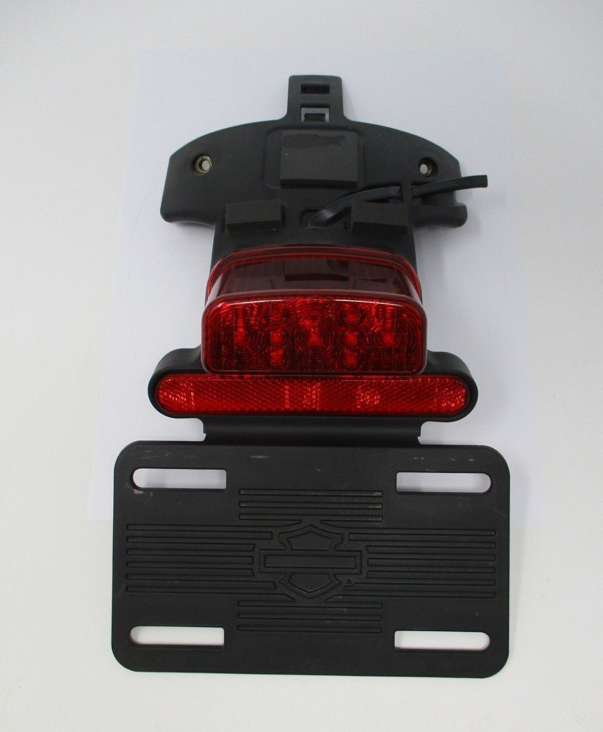 Harley Davidson OEM License Plate Holder, Reflector and Tail Light, 67900316