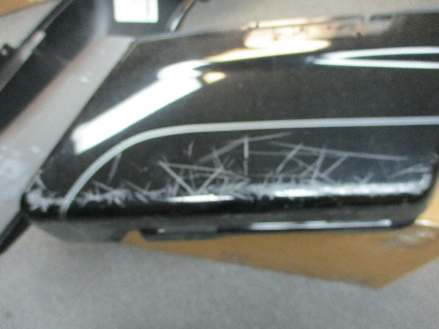 Harley Davidson OEM Right Saddle Bag Vivid Gloss Black with Lid Used 14-19