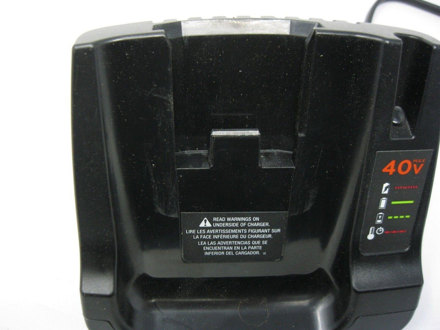 Black and Decker OEM 40V Max Charger UNTESTED
