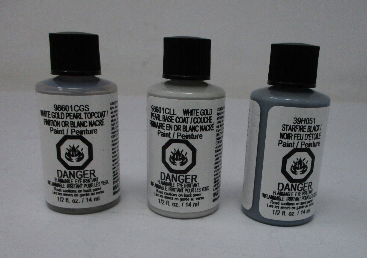 Harley-Davidson Touch-Up Kit White Gold & Starfire Black 2012 FLRXSE 98601DLN