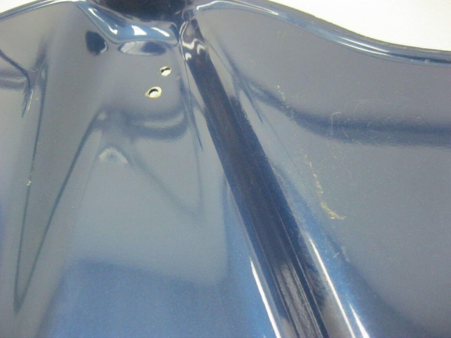 Aftermarket Right Saddlebag Blue and Silver JKY 15