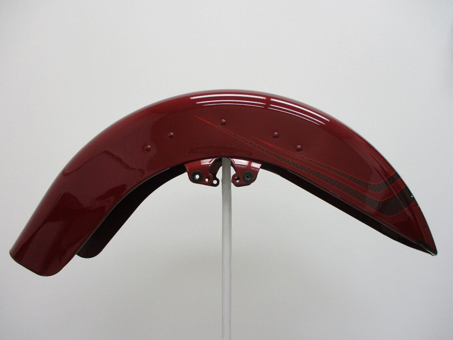Harley Davidson OEM CVO Touring Front Fender, 2014 - Later, Red w/logo inlay