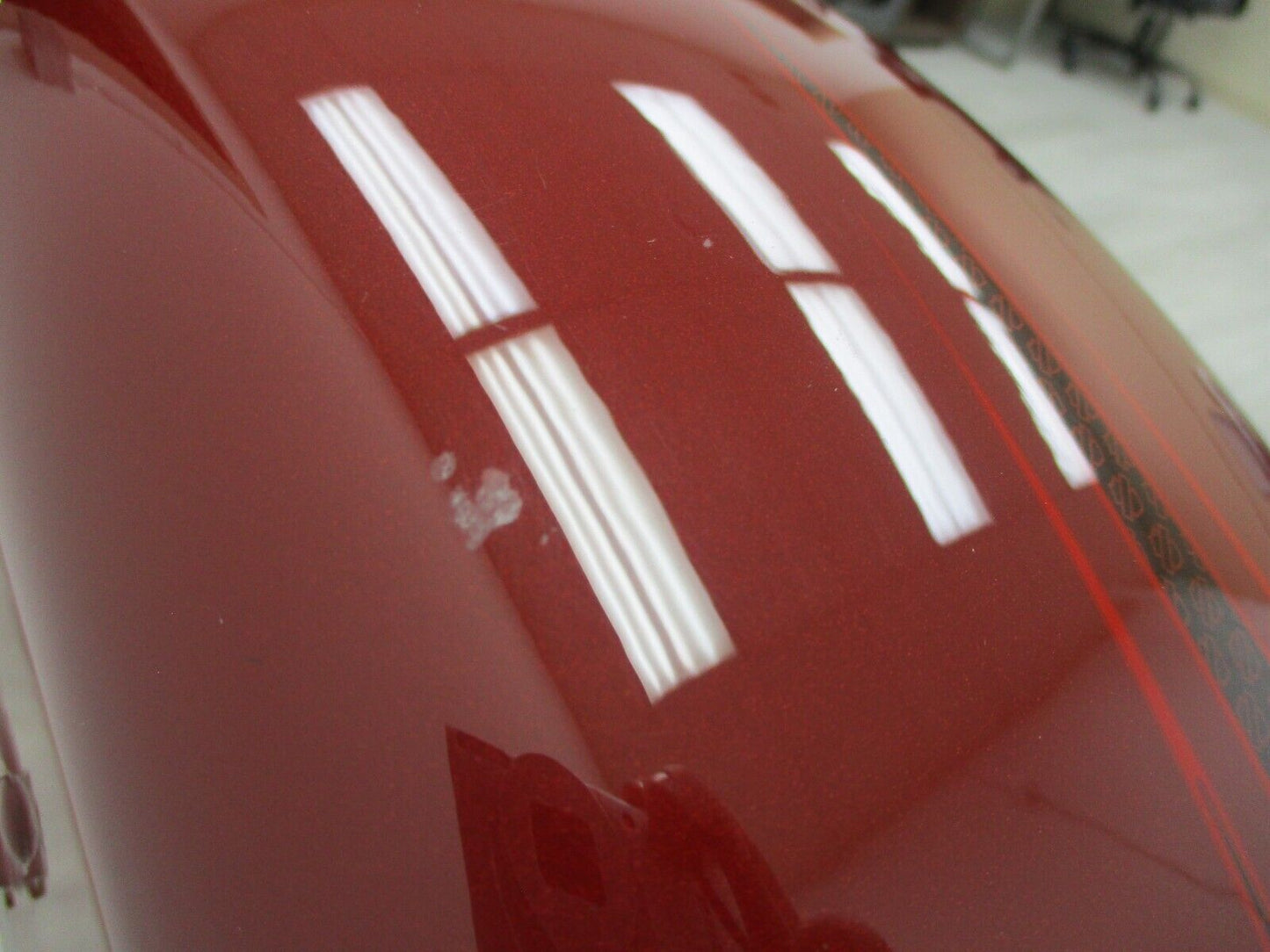 Harley Davidson OEM CVO Touring Front Fender, 2014 - Later, Red w/logo inlay