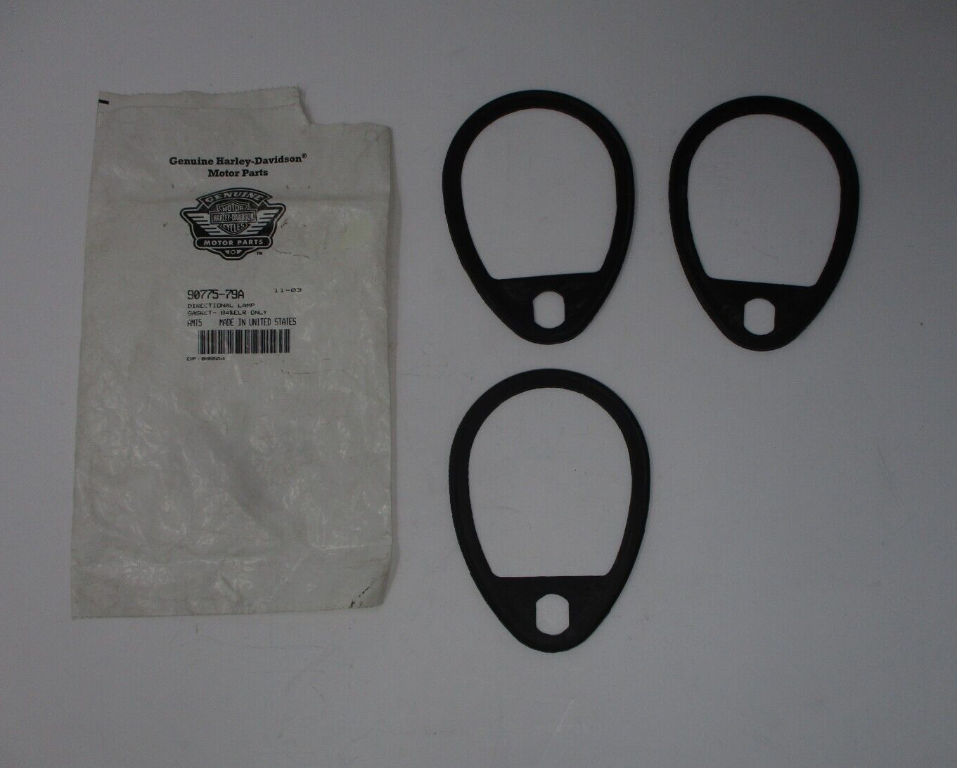 Harley-Davidson Directional Lamp Gasket 3 PCS 90775-79A