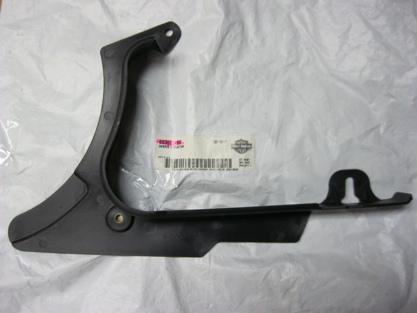 Harley Davidson OEM Softail Rear Belt Debris Deflector 60362-00  2001-2006