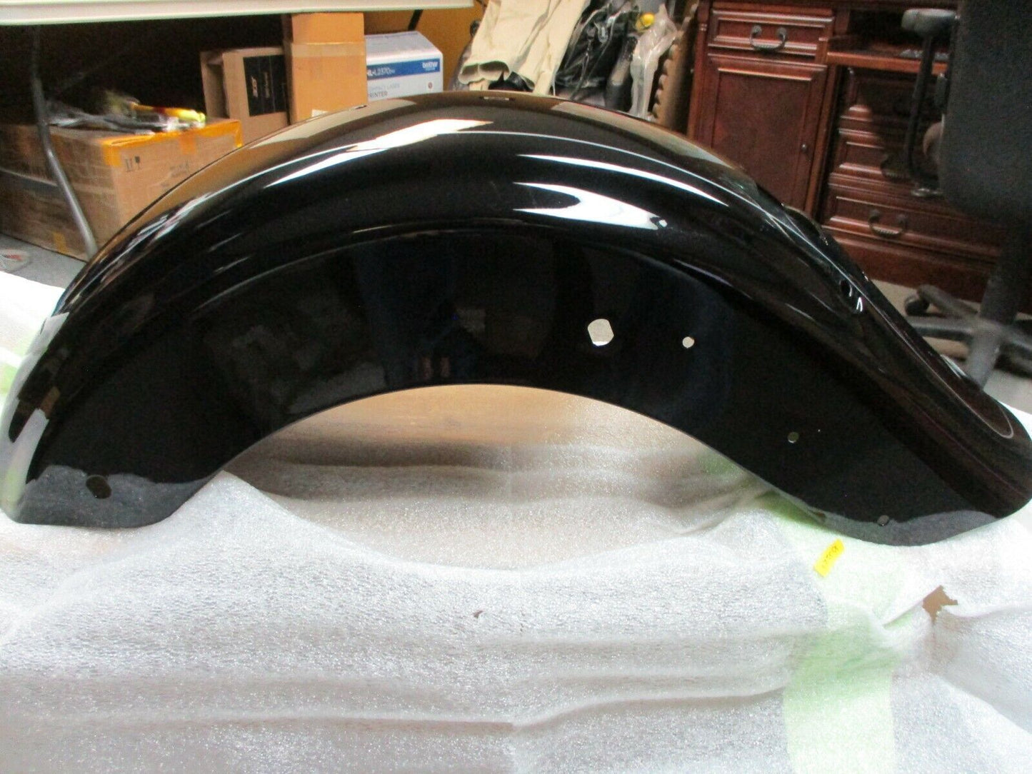 Harley Davidson OEM FLTRXS Rear Fender W/Rear Fascia Vivid Black 59500185DBX
