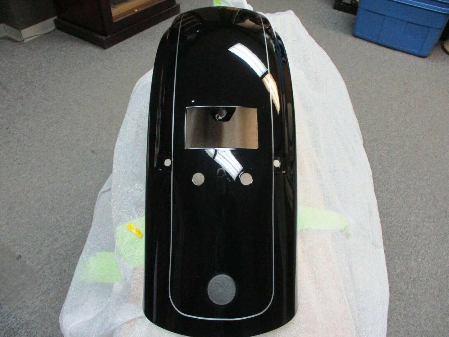 Harley Davidson OEM FLTRXS Rear Fender W/Rear Fascia Vivid Black 59500185DBX