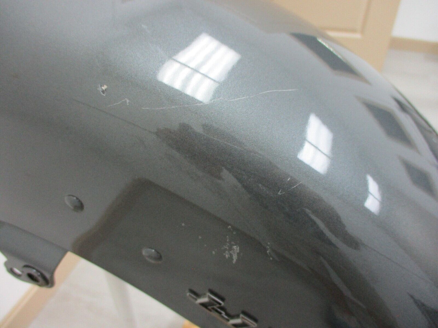 Harley Davidson OEM Front Fender, 2014 - Later, Metallic Gray, Limited Badging