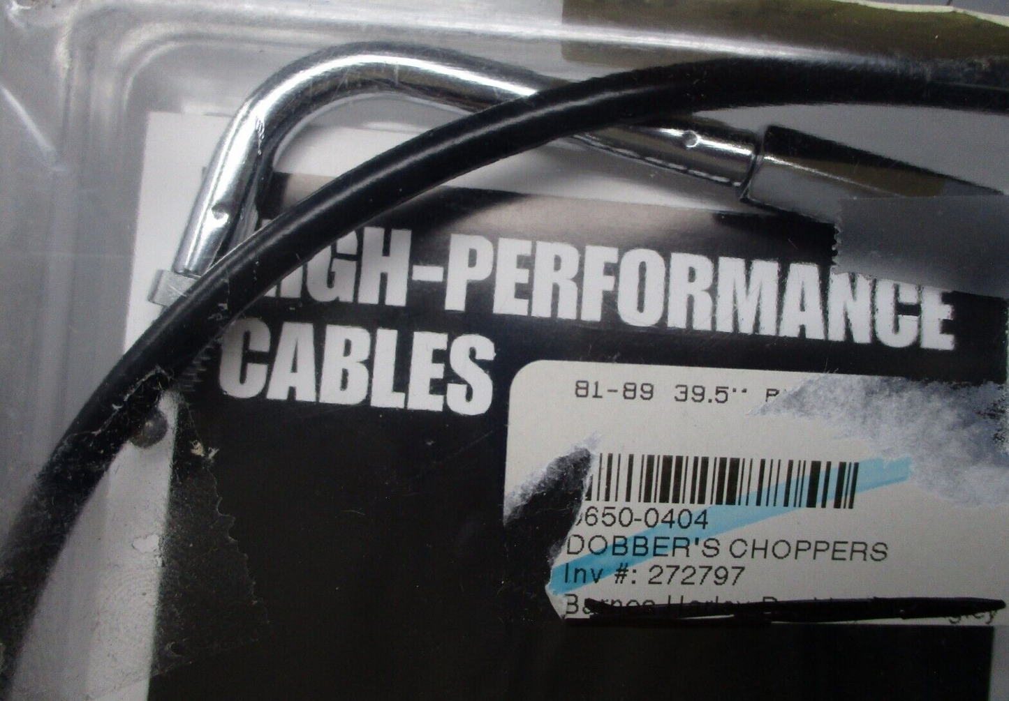 DRAG SPECIALTIES  39.5" BLACK THROTTLE CABLE  4330506B