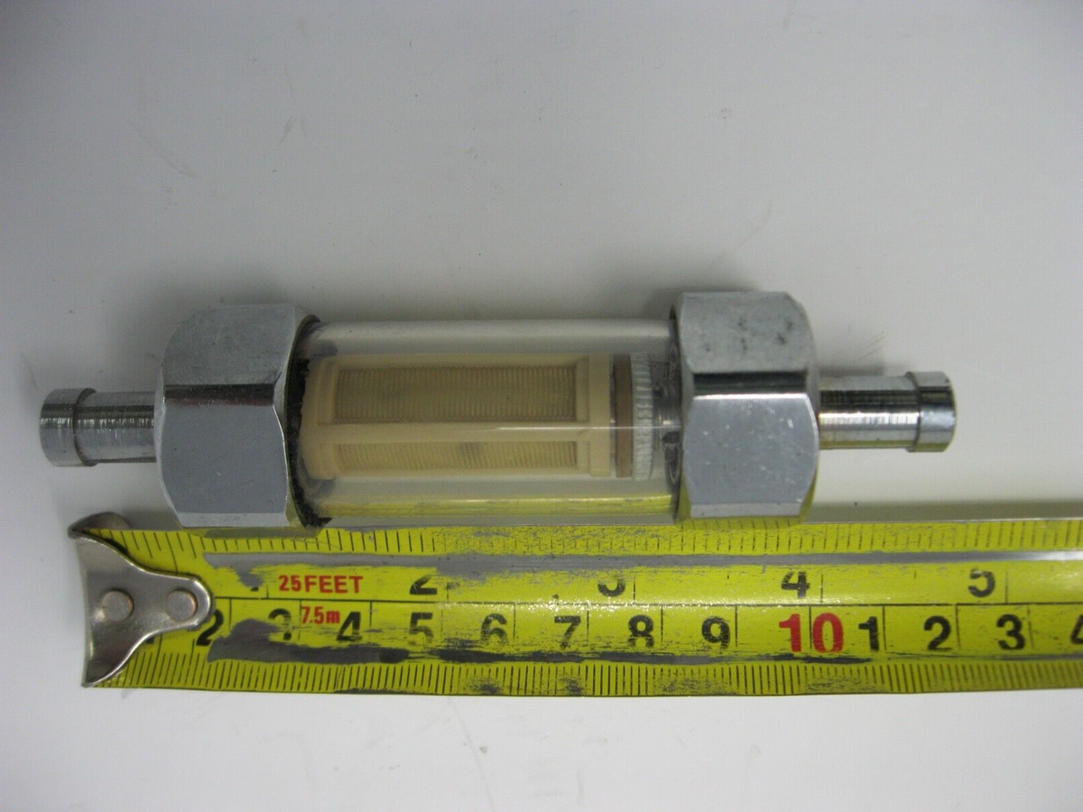 Glass In-line Fuel Filter for Custom Applications