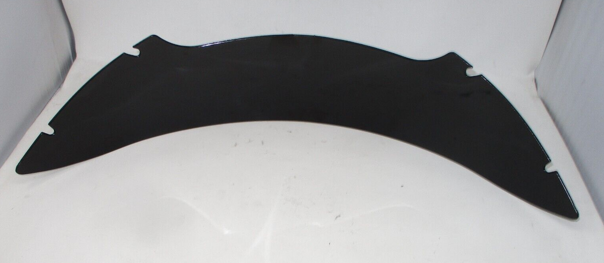 Unbranded Road Glide Black Windshield 4.5"
