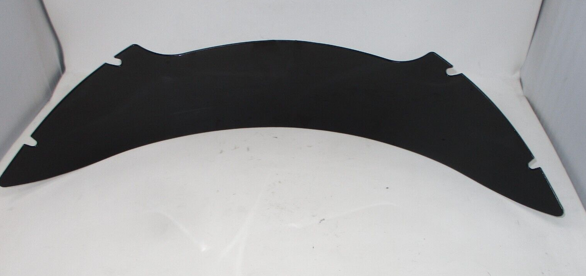 Unbranded Road Glide Black Windshield 4.5"
