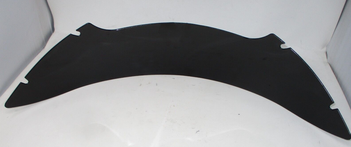 Unbranded Road Glide Black Windshield 4.5"