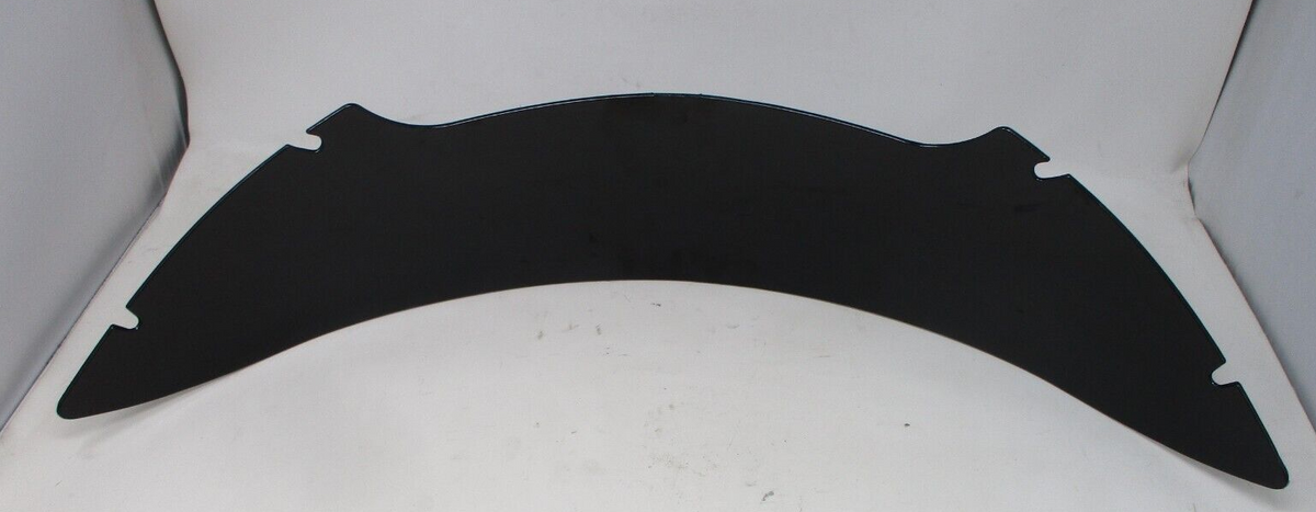 Unbranded Road Glide Black Windshield 4.5"