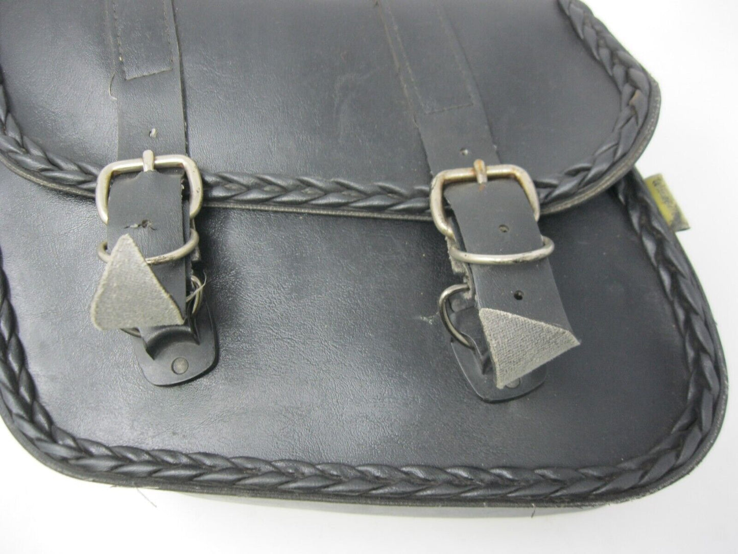 Willie and Max Braided Slant Throw-Over Saddlebag Pair JKY13 90477-00