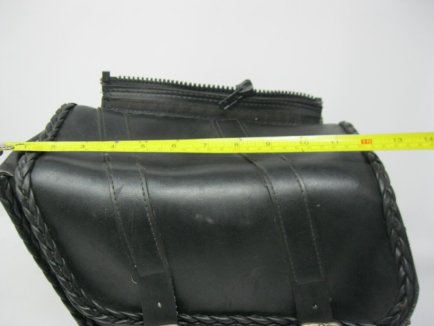 Willie and Max Braided Slant Throw-Over Saddlebag Pair JKY13 90477-00