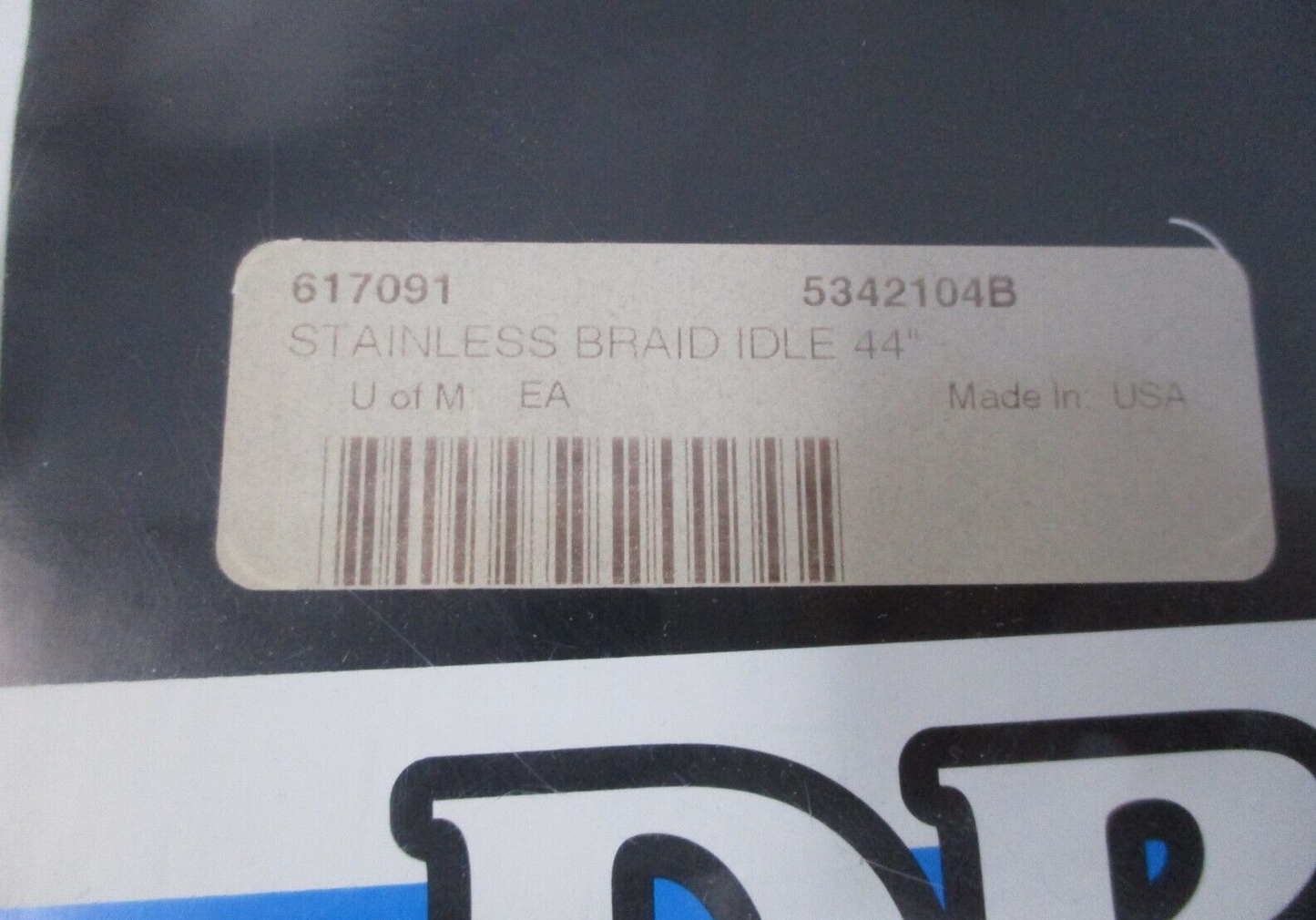 Drag Specialties 44"  Stainless Braid Idle Cable 617091