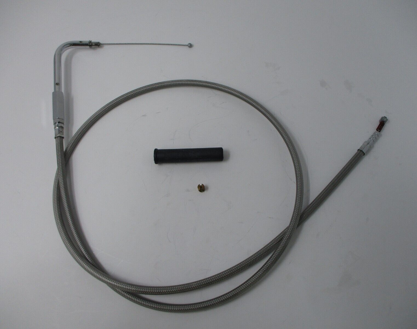 Drag Specialties 44"  Stainless Braid Idle Cable 617091